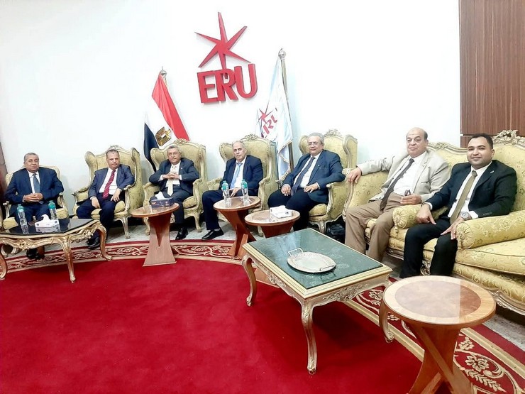 They participated in the job fair at the Egyptian-Russian University
