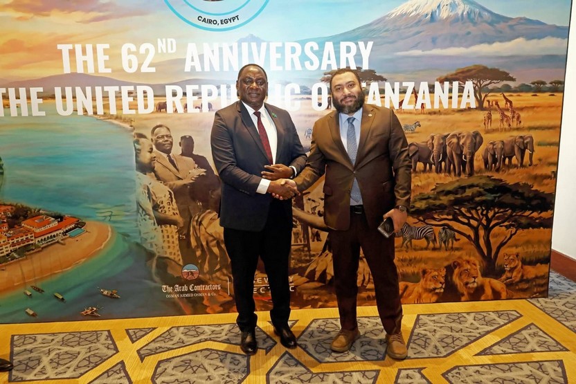 The Tanzanian Embassy in Cairo celebrated the 62nd anniversary of the Union Day with the participation of Arab Contractors