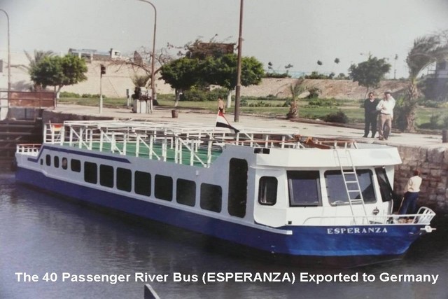 The 80 Passengers River Bus (ESPERNAZA) Exported to Germany