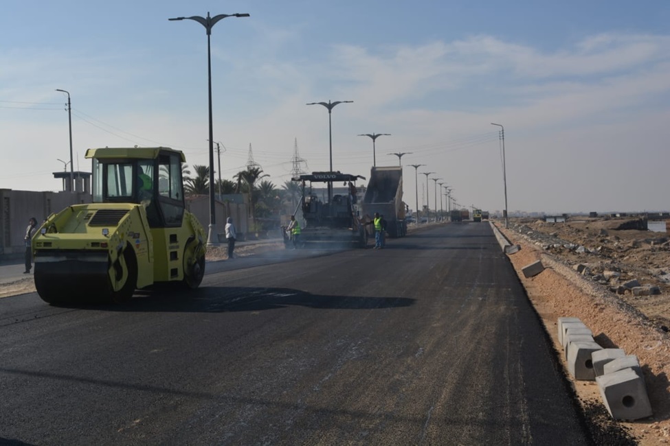 Improving Damietta entrance road